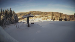 Horní část sjezdovky Skiareálu Ramzová