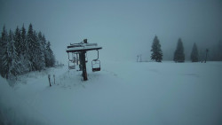 Horní část sjezdovky Skiareálu Ramzová