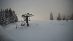 Horní část sjezdovky Skiareálu Ramzová