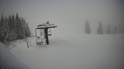 Horní část sjezdovky Skiareálu Ramzová