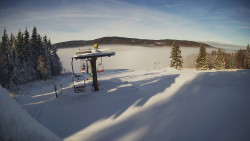 Horní část sjezdovky Skiareálu Ramzová