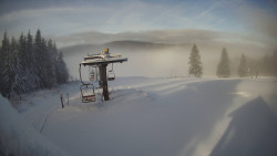 Horní část sjezdovky Skiareálu Ramzová