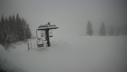 Horní část sjezdovky Skiareálu Ramzová