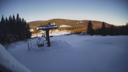 Horní část sjezdovky Skiareálu Ramzová