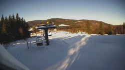 Horní část sjezdovky Skiareálu Ramzová