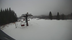 Horní část sjezdovky Skiareálu Ramzová