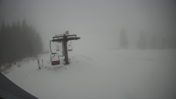 Horní část sjezdovky Skiareálu Ramzová