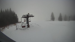 Horní část sjezdovky Skiareálu Ramzová