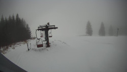 Horní část sjezdovky Skiareálu Ramzová