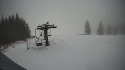 Horní část sjezdovky Skiareálu Ramzová