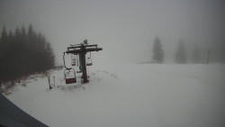 Horní část sjezdovky Skiareálu Ramzová