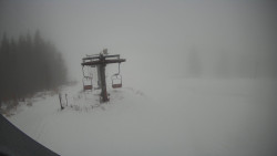 Horní část sjezdovky Skiareálu Ramzová