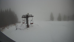 Horní část sjezdovky Skiareálu Ramzová