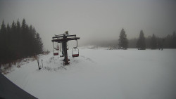 Horní část sjezdovky Skiareálu Ramzová