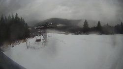 Horní část sjezdovky Skiareálu Ramzová