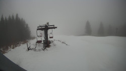 Horní část sjezdovky Skiareálu Ramzová