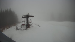 Horní část sjezdovky Skiareálu Ramzová