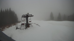 Horní část sjezdovky Skiareálu Ramzová