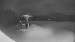 Horní část sjezdovky Skiareálu Ramzová