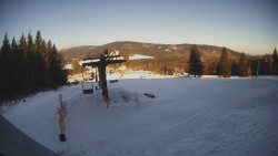 Horní část sjezdovky Skiareálu Ramzová