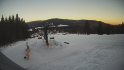 Horní část sjezdovky Skiareálu Ramzová