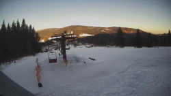 Horní část sjezdovky Skiareálu Ramzová