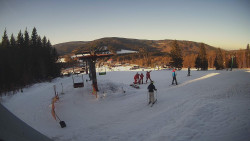 Horní část sjezdovky Skiareálu Ramzová