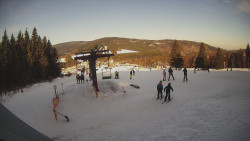 Horní část sjezdovky Skiareálu Ramzová