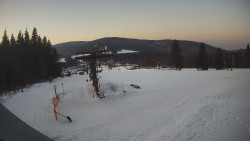 Horní část sjezdovky Skiareálu Ramzová