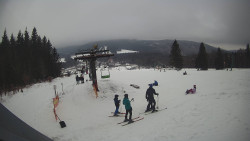 Horní část sjezdovky Skiareálu Ramzová