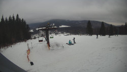 Horní část sjezdovky Skiareálu Ramzová