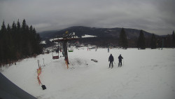 Horní část sjezdovky Skiareálu Ramzová