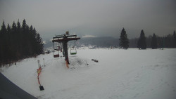 Horní část sjezdovky Skiareálu Ramzová