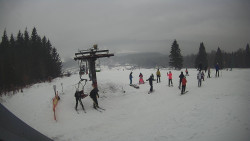 Horní část sjezdovky Skiareálu Ramzová