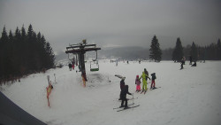 Horní část sjezdovky Skiareálu Ramzová