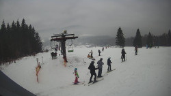 Horní část sjezdovky Skiareálu Ramzová