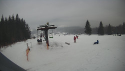 Horní část sjezdovky Skiareálu Ramzová