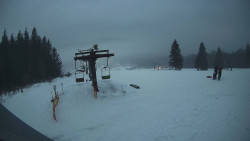 Horní část sjezdovky Skiareálu Ramzová