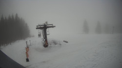 Horní část sjezdovky Skiareálu Ramzová