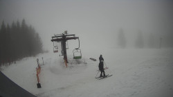 Horní část sjezdovky Skiareálu Ramzová