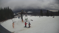 Horní část sjezdovky Skiareálu Ramzová