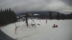 Horní část sjezdovky Skiareálu Ramzová