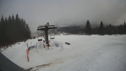 Horní část sjezdovky Skiareálu Ramzová