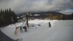 Horní část sjezdovky Skiareálu Ramzová