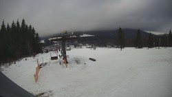 Horní část sjezdovky Skiareálu Ramzová