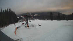 Horní část sjezdovky Skiareálu Ramzová