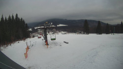 Horní část sjezdovky Skiareálu Ramzová