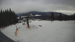 Horní část sjezdovky Skiareálu Ramzová