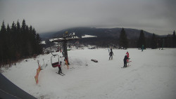 Horní část sjezdovky Skiareálu Ramzová