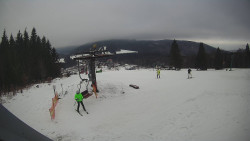 Horní část sjezdovky Skiareálu Ramzová